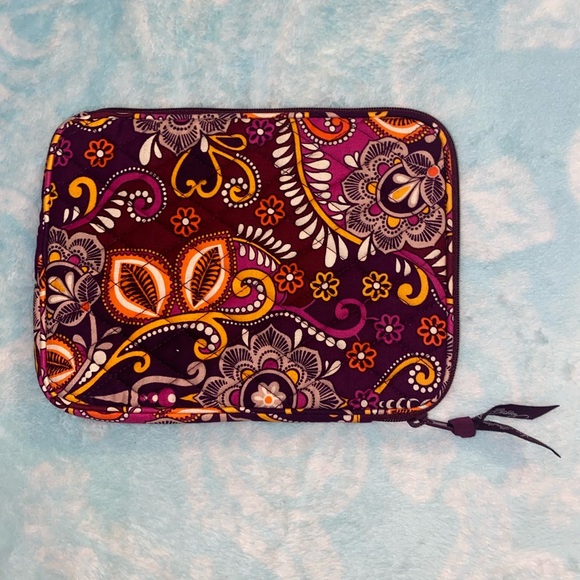 Vera Bradley Purple and Orange Tablet Case - Picture 2 of 6
